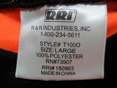 Large NWOT Safety First Metro Safety Walsh Shea Shirt