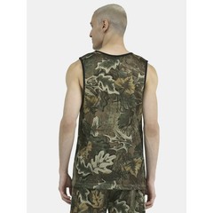 No Boundaries Men’s Mesh Tank Top-Camo Spiced Latte