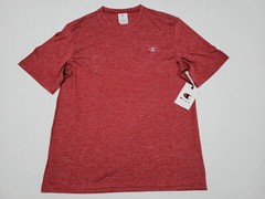 Champion Mens Sports Anti Odor Tee cotton Athletic wear Red SZ Medium