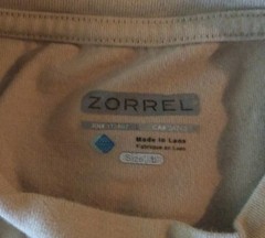 Zorrel US Army Special Forces Shirt Large L Bragg SORB Military Recruiting Tan
