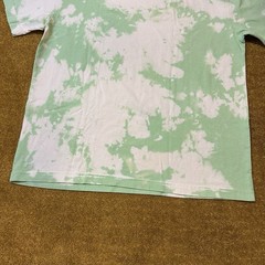 Medium Machus Private Label Tie Die Premium T Shirt Key Lime Green White PDX