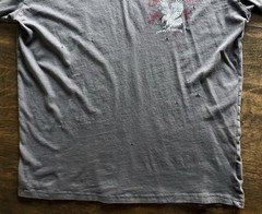 Garage Free Souls Distressed Music Festival T Shirt Sz Large Gray Grunge Tee
