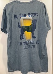 “In Dog Years I Only Had One” Tshirt-Falls City Pub, Ohiopyle, PA. Adult Size XL