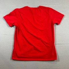 Hugo Boss T Shirt Mens Small Red Logo Print Short Sleeve Crew Neck Pullover