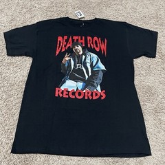 NEW Death Row Records Shirt Mens Large Black Snoop Dogg West Side Front Graphics