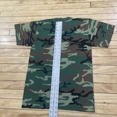 Vtg ROTHCO Army Surplus Shirt Men S Camo Green Army Forest Woodland Made USA