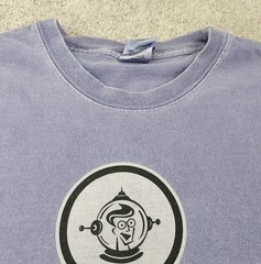 Jack’s Cosmic Dogs T Shirt Adult M Purple Astronaut Rocket Space Men’s Logo SC