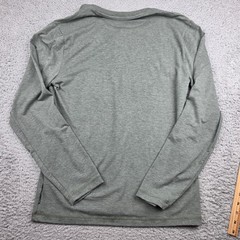 Jachs New York Henley Mens Medium Army Green J22C-389-TP7 Heathered Stretch LS