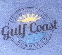 Gulf Coast Burger Co. Destin, T-Shirt, Blue, Medium