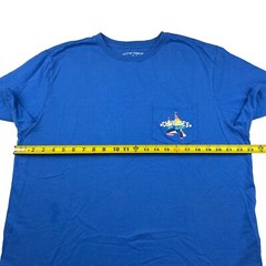 Chubbies Men’s “Seas The Weekend” 100% Cotton S/S Pocket T-Shirt Blue • XL