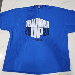 OKC Thunder 2025 NBA Playoffs Men’s 3XL T-Shirt Rare Has Small Hole See Pics