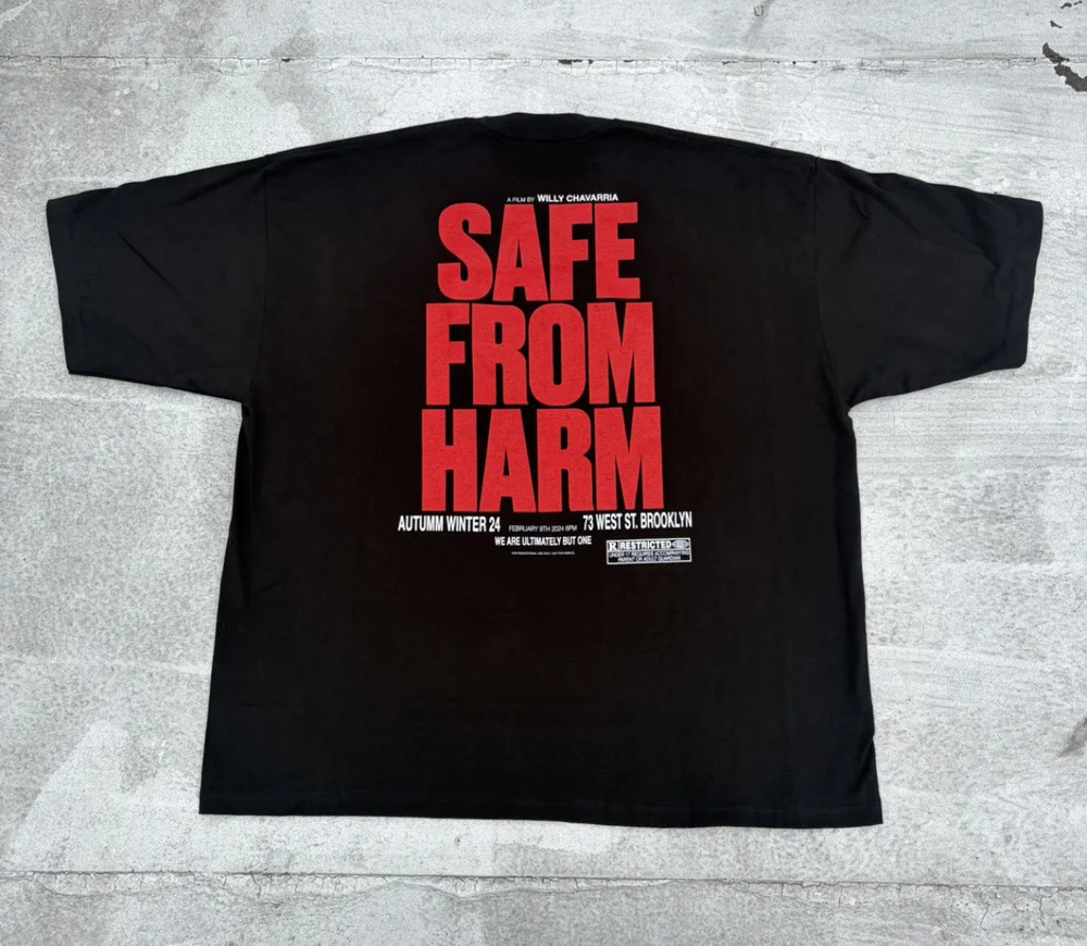 Willy Chavarria x Pro Club Oversized T Shirt Black L Runway STAFF ONLY Exclusive