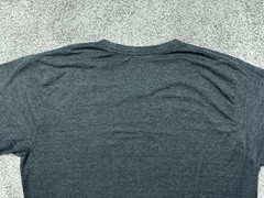 Star Wars Shirt Mens Large Charcoal Gray Yellow Logo Graphic Tee Old Navy Movie