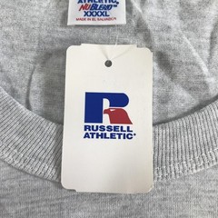 Vintage Russell Athletic Shirt Mens 4XL Heather Gray NuBlend Basic Crew Neck Tee