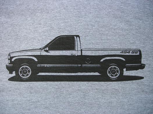 1990-1991 454 SS Chevy Truck T-Shirt, C/K 1500