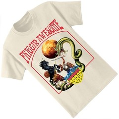 T-Shirt – Men’s Shirt – Adult Swim Tee (Beige, Small)