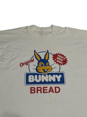 Vintage 90s Bunny Bread Promotional T Shirt 2XL Single Stitch Double Sided