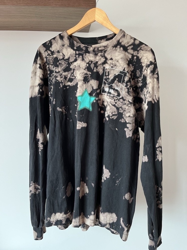Astroworld Era Travis Scott Men’s L Long Sleeve Crew Neck Black Graphic Print