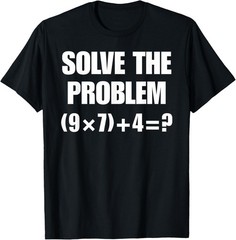 Funny 67 Meme PEMDAS Elementary Math Teacher Brainrot Joke T-Shirt
