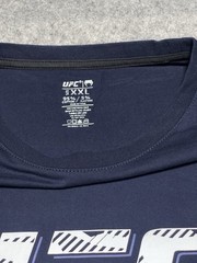 UFC Blue Side Design Shirt VENUM MMA Fight 2XL Poly Elastic Octagon Jui Jitsu