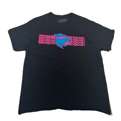 MrBeast Logo Graphic T Shirt Black Pink Blue Men’s Large