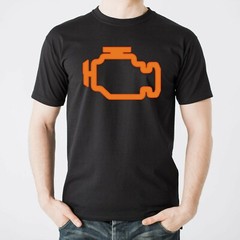 Check Engine Light – Funny Car Handyman Father Dad Mechanic T Shirt