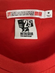 Metal Gear Solid collector lot with Uniqlo 25th Anniversary shirt