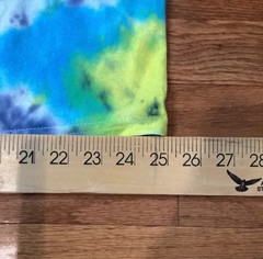 Gildan Heavy Cotton Tye Dye T Shirt Size 2XL Teal Blue Yellow Green Distressed