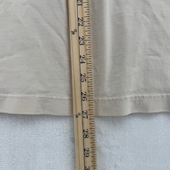 Men’s Uniqlo U Pocket T-Shirt Large Beige Good Long Sleeve Crew Neck