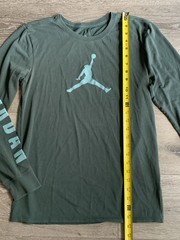 Nike Long Sleeve Shirt Air Jordan Flight Jump man Size Small Green
