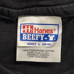 Vintage Red Hot And Blue Memphis BBQ T Shirt Adult Large Black Hanes Beefy T