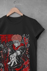 Jujutsu Kaisen Shirt Sukuna T-Shirt Gojo Itadori Megumi Top JJK Anime Unisex Tee
