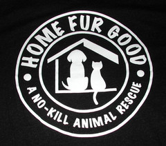 Home Fur Good A No-Kill Animal Rescue Dog Cat Shelter Phoenix T-Shirt L / XL