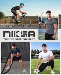 Men’s Compression Shirts, Compression Shirts for Men Short Sleeve Athletic, Q…
