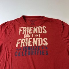 American Eagle Shirt Mens Medium Friends Don’t Let Friends Idolize Celebrities