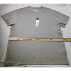 NWT Athletic Works Dri Works Performance Workout Gym Tee Birch Grey T-Shirt XL