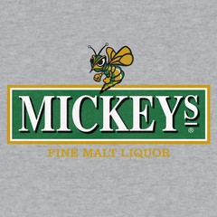 Mickey’s Malt Liquor Beer Mens T Shirt Athletic Heather Gray