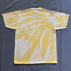 Vtg 1990s Macaw Parrot T Shirt Mens XL Yellow Acid Wash Dye Bird Animals 90s