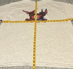 Doberman Pinschers T-shirt Mens Gray Short Sleeve Cotton Blend Size XL New
