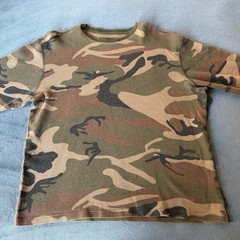 CSG Men’s Long Sleeve Thermal Waffle Knit Camouflage Shirt 2XL