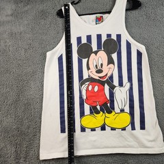 VTG 90’s Disney Mickey Unlimited Tahiti Medium OSFM Racer Back Tank Gym Beach