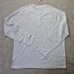 Faherty Cloud Cotton Henley Shirt Mens 2XL Beige Stretch Preppy Minimalist New