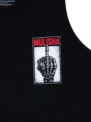 Metal Mulisha Men’s Flipper Tank Top Motocross Brand Skeleton Hand Flipping Bird