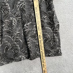 Trademark Company 81 Shirt Adult Medium Gray Black Preppy Casual Aloha Beach