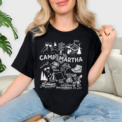 Custom Camping Bachelorette Party Tee, Outdoor Mountain Bride Shirt,Bridal Party
