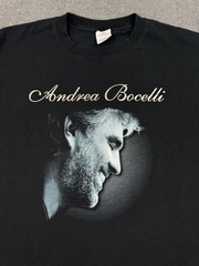 Vintage Andrea Bocelli Shirt Mens XL Black Short Sleeve 2005