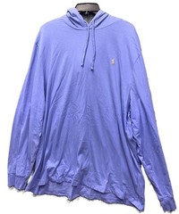 Polo Ralph Lauren Men’s Light Purple Long Sleeve Jersey Hooded T-Shirt