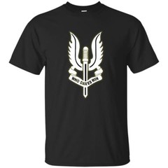 United Kingdom British Army Special Force SAS Special Air Service BLACK T-Shirt