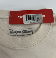 Headgear Classics Tyler Call Me If You Get Lost T-Shirt Tee Medium Size Cream