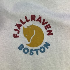 Fjallraven Kanken T-shirt Boston Chalk White Organic Cotton Unisex Size XXL NWT